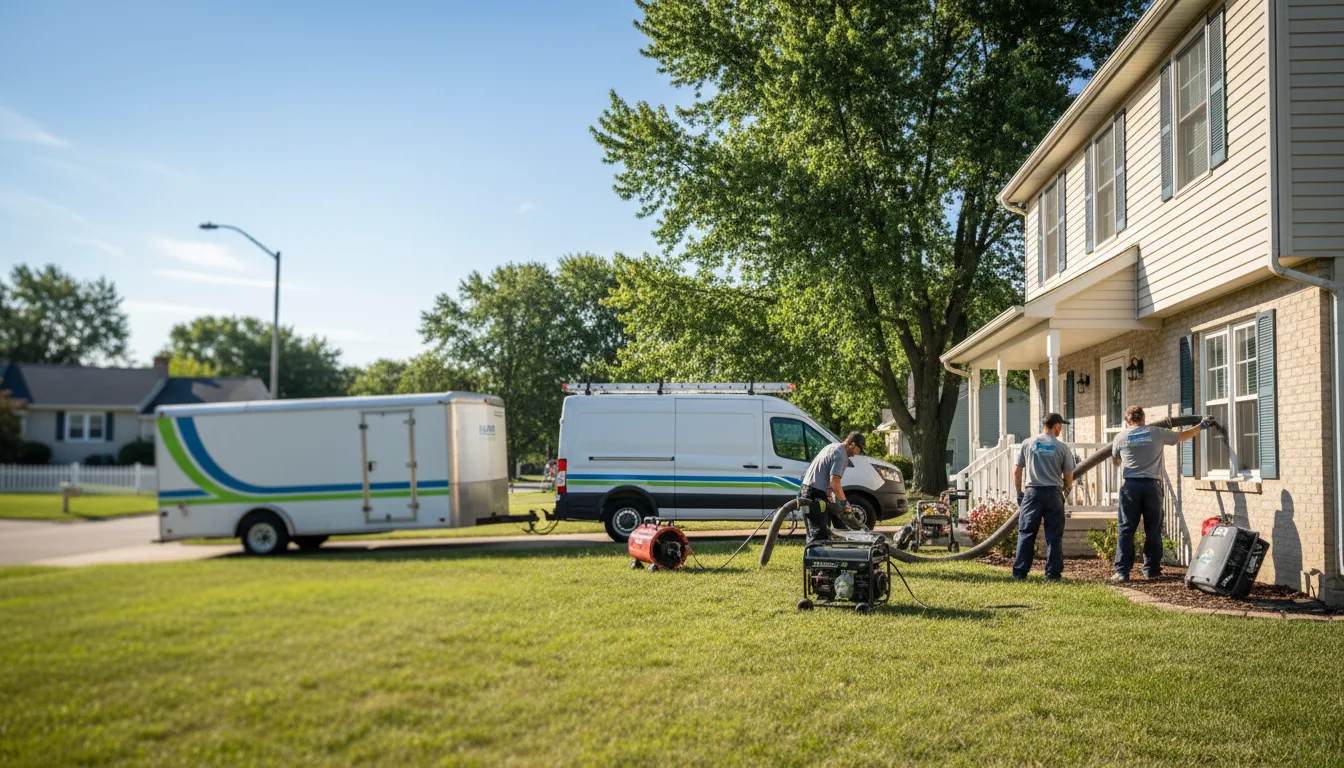 Flooded Basement Restoration And Cleanup With Repair in Big Rapids, MI near me